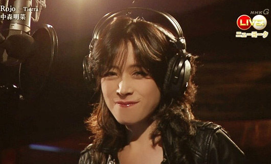 中森明菜が2014年の紅白出場時の画像