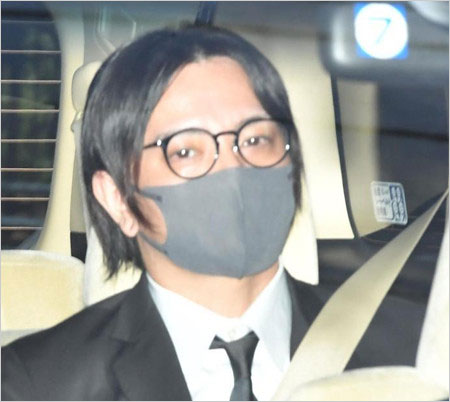 田中聖被告が初公判出廷時の画像