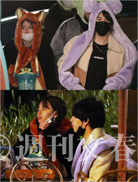 マイファスHiroと山本舞香ディズニーシーデート画像