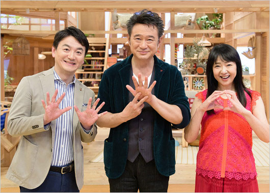 NHK阿部渉アナ『ごごナマ』出演当時の船越英一郎&美保純との画像