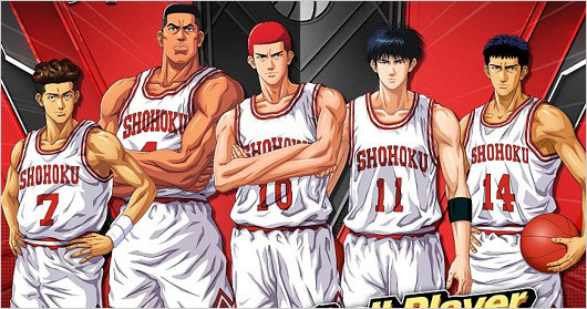 スラムダンク宮城リョータ・赤木剛憲・桜木花道・流川楓・三井寿