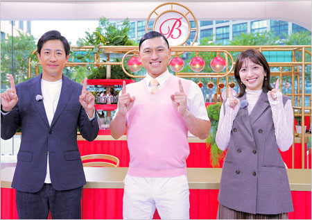 バゲット出演の田中毅アナ・オードリー春日俊彰・笹崎里菜アナ
