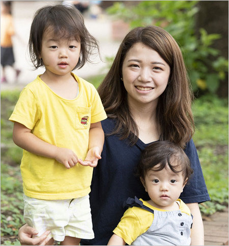 美奈子の長女・乃愛琉と子供たちの画像