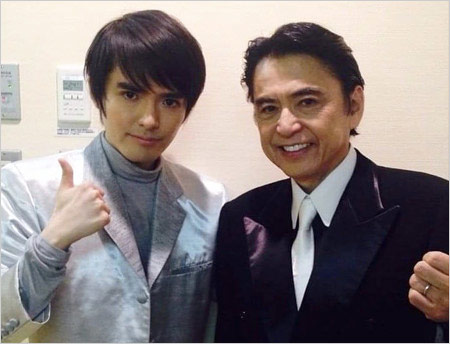 志垣太郎と息子・匠『踊る!さんま御殿!!』2017年に共演時の画像