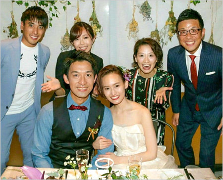 江田亮アナと妻・岡田愛マリーアナウンサー