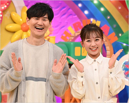 ヒルナンデス新アシスタント浦野モモアナと南原清隆
