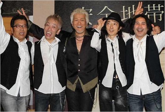 安全地帯メンバー矢萩渉・田中裕二・玉置浩二・武沢豊・六土開正の画像