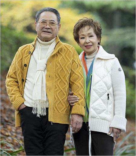 前田吟と再婚相手の歌手・箱崎幸子