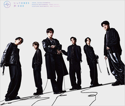 SixTONESアルバム『声』通常盤ジャケット画像