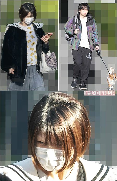 えなこ私服・スッピン顔&彼氏けんきのプライベート画像