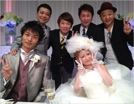 中村昌也＆矢口真里の結婚式画像