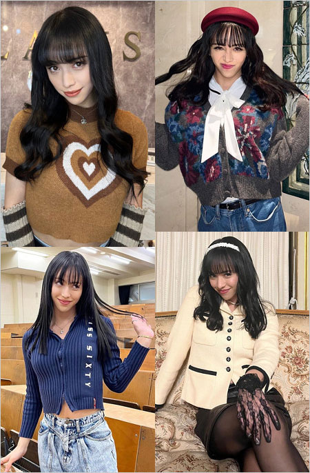 ryuchell現在のエクステ付けた姿の画像