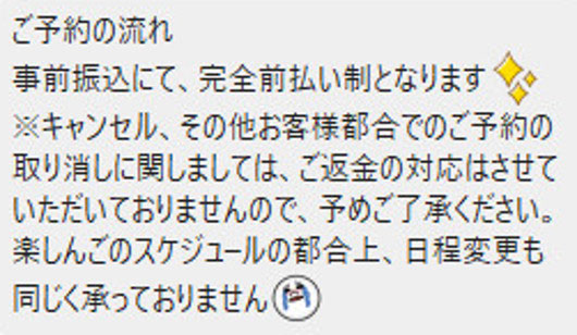 楽しんご整体サロン『極上ほぐしんご』予約の流れ