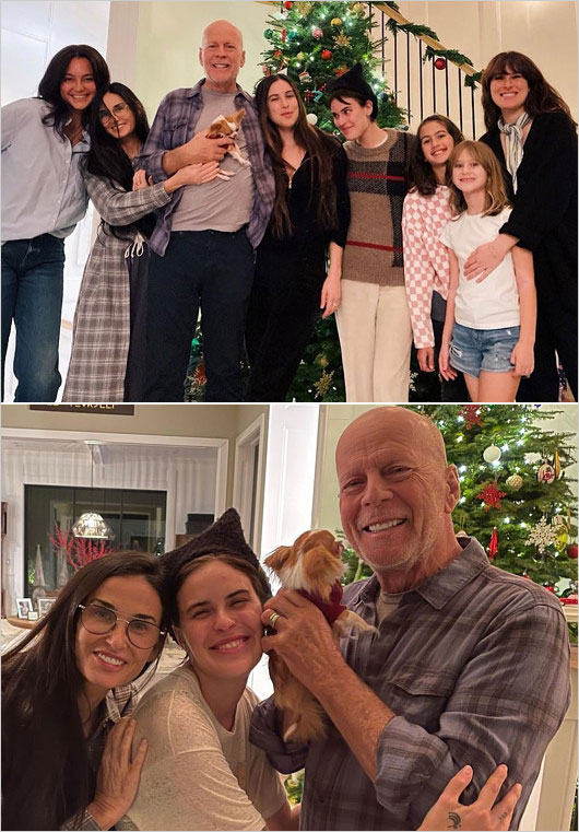 ブルース・ウィリスと家族