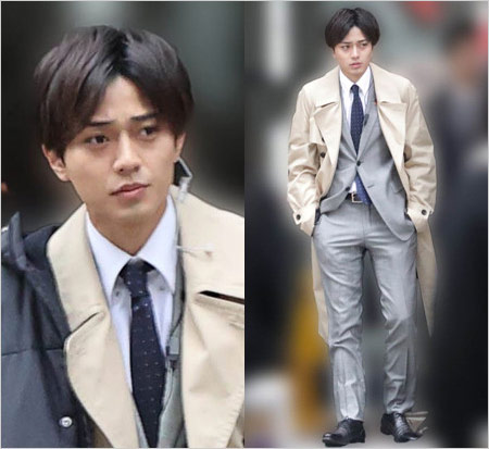 TBSドラマ・ラストマン出演のキンプリ永瀬廉（ロケ現場の画像）