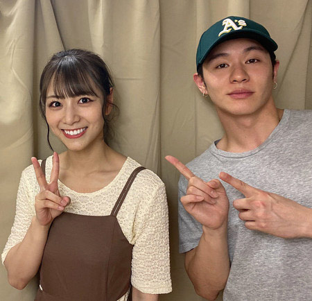 北野日奈子と彼氏・高橋龍輝が舞台『蒲田行進曲完結編 銀ちゃんが逝く』共演時の画像