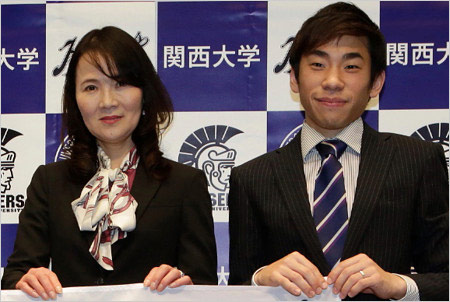 織田信成&濱田美栄コーチ