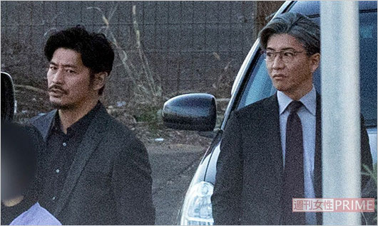 坂口憲二が俳優復帰、教場0で共演の木村拓哉と撮影現場の画像