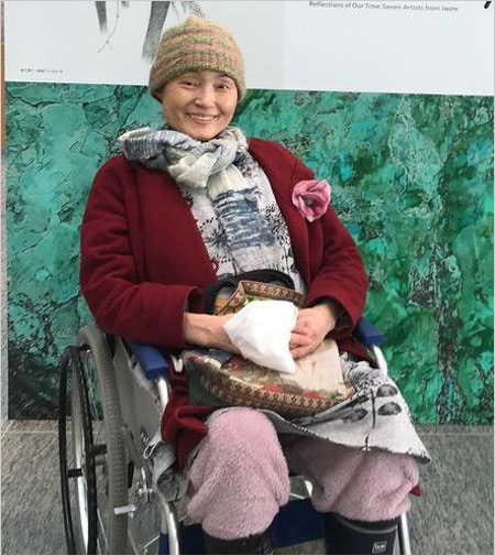 大腸ガンで亡くなる前の菅原初代