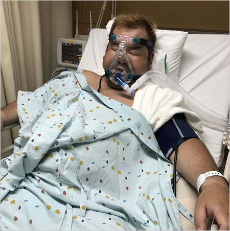 ハチミツ二郎が入院中の画像