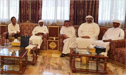 ガーシーとUAEドバイの王族の画像