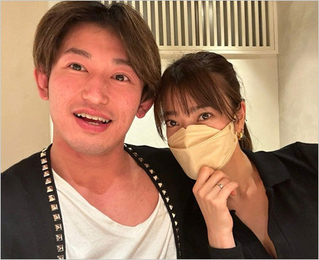 才賀紀左衛門と事実婚妻・阪田絵莉