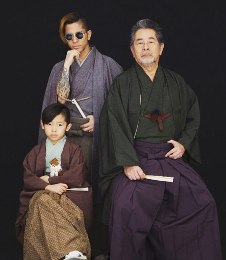 古谷一行と息子・降谷建志 孫・降谷凪