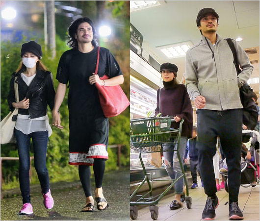 May J.と旦那・尚玄の2ショット画像