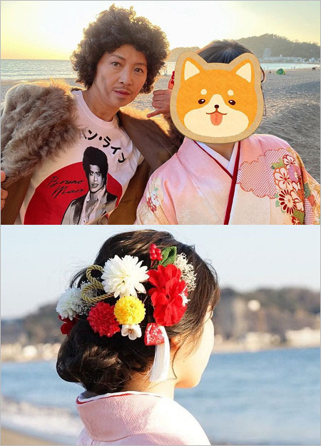 田中美佐子と子供の画像