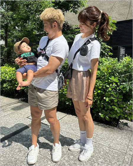 才賀紀左衛門と事実婚妻・絵莉&長男が再会画像