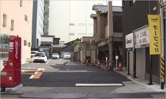 醤油ニキ暴行事件現場の駐車場