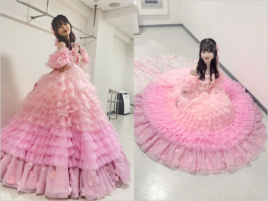 中井りか卒業ドレス画像