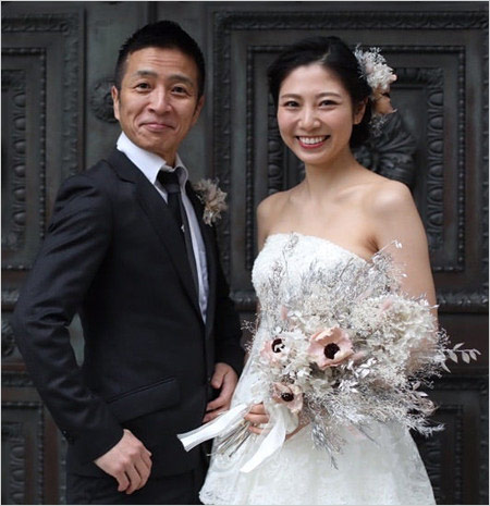 ハイハイ上田浩二郎と元妻・原杏奈の結婚式画像