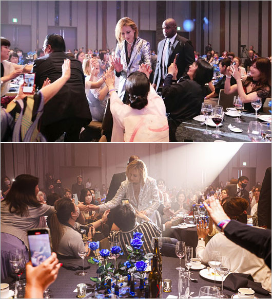 YOSHIKIディナーショー画像