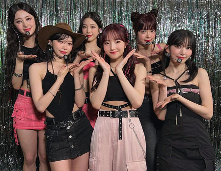 LE SSERAFIMと本田真凜コラボ画像