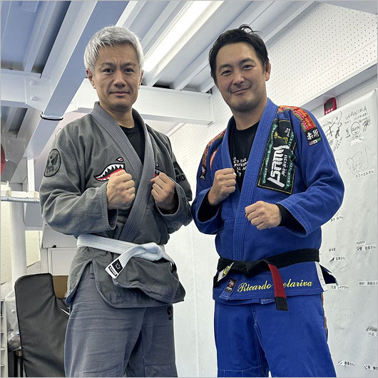 押尾学の柔術着姿