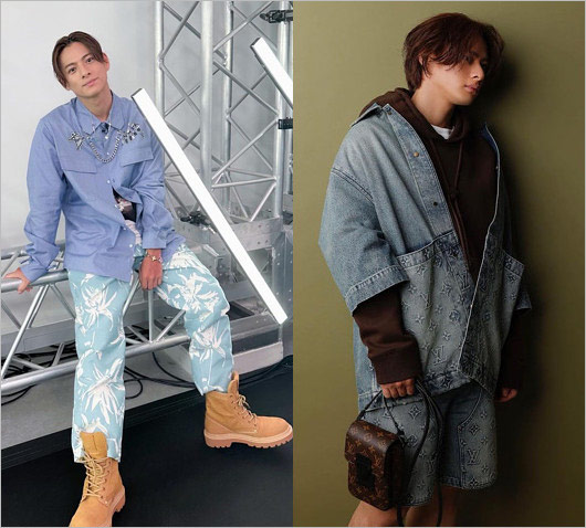 平野紫耀がルイ・ヴィトン着用画像