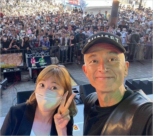 KEIKOとマーク・パンサー『Fun+Peak!!(ファンたすピーク)』出演時の画像