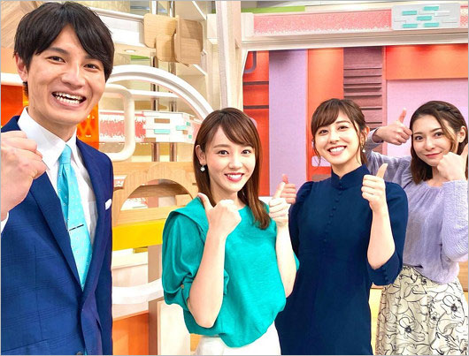 森千晴アナと彼氏の佐々木一真アナウンサー