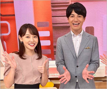 佐々木一真&森千晴アナウンサー