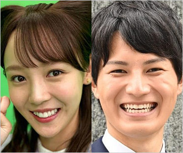 森千晴アナと佐々木一真アナ