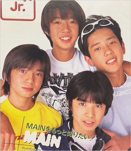 生田斗真・二宮和也・相葉雅紀・松本潤がMAIN・ジャニーズJr.時代の画像