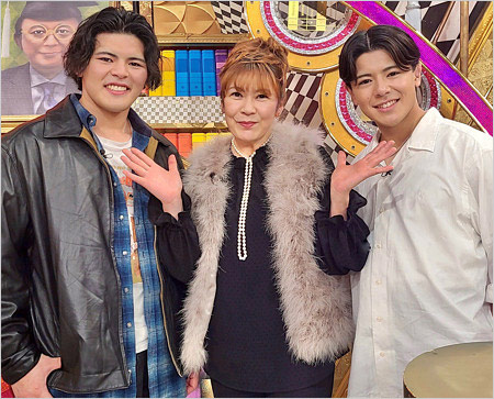 網浜直子と息子の画像