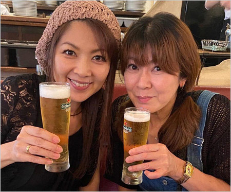 網浜直子と親友・飯島直子