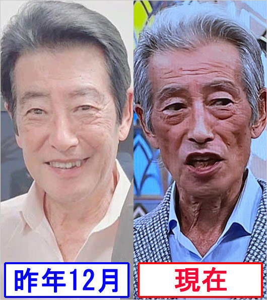 神田正輝が激ヤセ、病気的な痩せ方をしている現在と1年前の顔比較画像