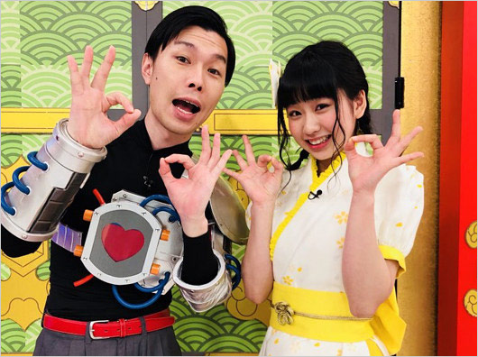 ハライチ岩井勇気と元おはガール奥森皐月【おはスタ】共演画像