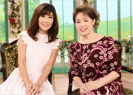 五月みどりと長女・千愛(水沢絵里)『徹子の部屋』出演時の画像