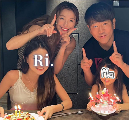 木下優樹菜と子供、フジモンの画像