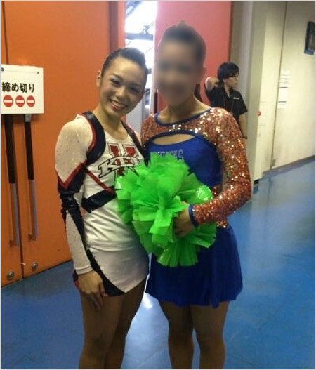 吉岡真央アナが慶応大学チアリーディング部（メジャレッツ）時代の画像