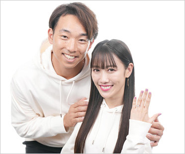 ももクロ高城れに＆夫・宇佐見真吾選手